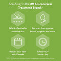 Scaraway Advanced Silicone Scar Sheets, Medical Grade Variety Pack Silicone Strips, Scar Treatment & Prevention For Surgical, Burn, Body, Acne, Hypertrophic & Keloid Scars, 8 Reuseable Sheets