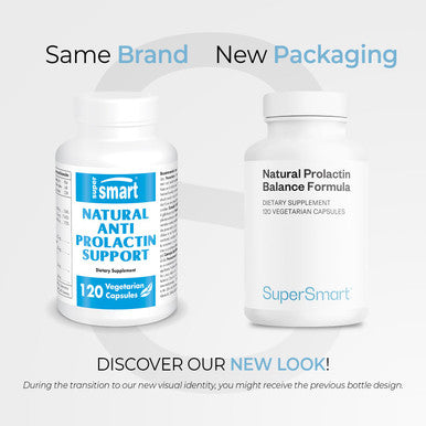 Supersmart Natural Anti Prolactin Support Extracts from Mucuna Pruriens Ashwagandha Ginseng Vitamin B6 Helps with Excess of Prolactin NonGMO Gluten Free 120 Vegetarian Capsules
