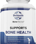Bioyouth Labs Natural Bone Strength Supplements for Adults 60 Capsules - Nutritious Blend of Coleus Forskohlii Creatine Magnesium Vitamin K2 & C for Better Bone Health & Growth.
