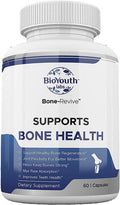 Bioyouth Labs Natural Bone Strength Supplements for Adults 60 Capsules - Nutritious Blend of Coleus Forskohlii Creatine Magnesium Vitamin K2 & C for Better Bone Health & Growth.