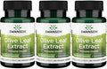Swanson Maximum Strength Olive Leaf Extract 100 Milligrams 60 Veg Capsules (3 Pack)