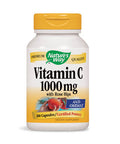Nature'S Way Vitamin C 1000 Mg With Rose Hips, 1000 Mg Per Serving, 100 Capsules, Pack Of 2