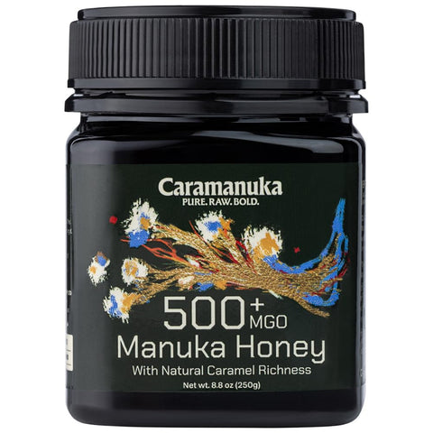 Caramanuka Manuka Honey MGO 1495+ / 100% Raw, Pure, Unfiltered & Unpasteurized, 3rd Party Tested, Ultra-Potent, Glyphosate-Free, Australian Premium Manuka Honey