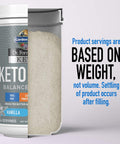 Garden of Life Dr. Formulated Keto Meal Balanced Shake - Vanilla Powder 14 Servings Truly Grass Fed Butter & Whey Protein Plus Probiotics Non-Gmo Gluten Free Ketogenic Paleo Meal Replacement