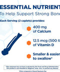 Citracal Petites 400 Mg Calcium Citrate Easily Absorbed And Highly Soluble With 12.5 Mcg (500 Iu) Vitamin D3 Bone Health Support For Ages 12+ Smaller And Easier To Swallow Caplets 200 Count