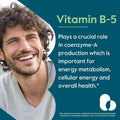 Bestvite Pantothenic Acid 500mg (Vitamin B5)(240 Vegetarian Capsules) - No Stearates - No Gelatin - No Calcium Silicate - Vegan - Non GMO - Gluten