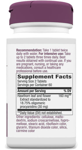 Nature'S Way Heart Care Hawthorn Extract, Supports Healthy Heart Function*, 120 Tablets