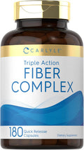 Carlyle Fiber Complex | 180 Capsules | Non-GMO Supplement | Triple Action Fiber
