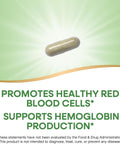 NatureS Way Iron Promotes Healthy Red Blood Cells 18 Mg From Iron Gluconate Per Serving Gluten 100 Capsules (Packaging May Vary)