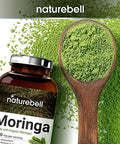 Moringa Capsules Made with Organic Moringa Powder 1000mg Per Serving 200 Counts Strong Antioxidant to Repair Protect Nurture Your Skin Cells and Support Immune System NonGMO