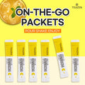 Teazen 2 Flavor 40 Stick Variety Pack Kombucha Powder Drink Mix Lemon 20 sticks (1.76oz x 2 Packs) & Peach 20 sticks (1.76oz x 2 Packs)