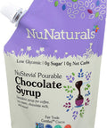 Nunaturals NuStevia Pourable Chocolate Syrup Pouch 6.6 FZ