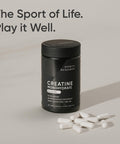 Sports Research Creatine Monohydrate Capsules May Support Workout Recovery Lean Muscle gain Performance and Strength Non GMO Vegan Certified 5g per Servings 30 Servings