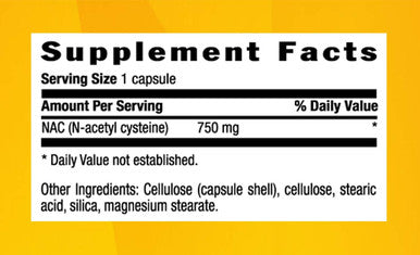 Country Life N-Acetyl Cysteine 750 Mg 30 Vegicaps