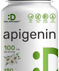 Apigenin 100mg 180 Capsules 3 Months Supply Bioflavonoids Supplement