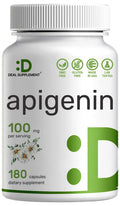 Apigenin 100mg 180 Capsules 3 Months Supply Bioflavonoids Supplement