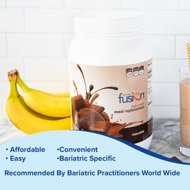 Bariatric Fusion Chocolate Meal Replacement Protein 21 Serving Tub for Bariatric Surgery Patients Including Gastric Bypass & Sleeve Gastrectomy