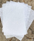 A5 50 Sheets Natural Fiber Mulberry Tree,Mulberry paper Sheets Square Origami, Arts Folding Craft, Decoration, Paper for DIY Crafts. 8.3" x 5.8" (Purple Tone, A5)