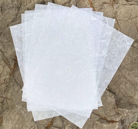 A5 50 Sheets Natural Fiber Mulberry Tree,Mulberry paper Sheets Square Origami, Arts Folding Craft, Decoration, Paper for DIY Crafts. 8.3" x 5.8" (Purple Tone, A5)