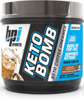 BPI Sports Keto Bomb - Supports Energy, Hydration, and Fat Loss - MCT and Electrolytes - Sugar-Free with Calcium - Caramel Macchiato, 18 Servings