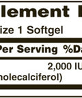 Nature's Bounty D 2000 Iu Softgels 150 Count
