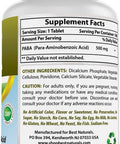 Best Naturals PABA 500 mg 180 Tablets