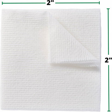Curad SoothePLUS Gauze Pads with ARM & HAMMER Baking Soda 2" x 2" 25 count White