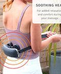 Homedics Gentle Touch Gel Cordless Neck & Body Massager With Heat, All-Over Body Use, Gel Nodes, Compact Design, Post-Workout Recovery, 50-Min Runtime, Inward And Outward Kneading, Removable Straps