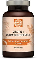 Ultra Tocotrienol 200mg Vitamin E Vegan All 4 tocotrienols Alpha Tocotrienol + Beta Tocotrienol + Gamma Tocotrienol + Delta Tocotrienol No Tocopherols (180)
