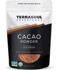 Terrasoul Superfoods Raw Organic Cacao Powder 2 Lbs (2 Pack) - Raw | Keto | Vegan