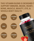 Black Girl Vitamins Once A Day - Womens Multivitamin Gummy - Vitamin A, B, C, E And Zinc. Multivitamin For Women, Immune Support. Vegan, Gluten-Free. Made In The Usa (Strawberry, 30 Day Supply)