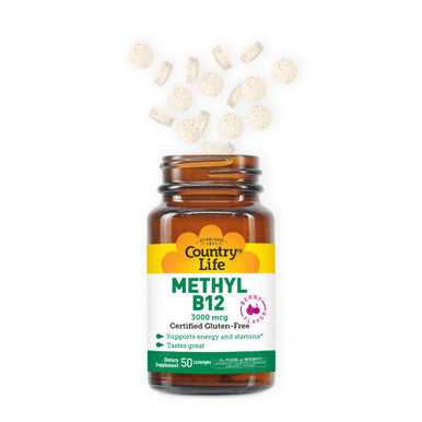 Country Life Methyl B12 3000 Mcg 50 Lozenges