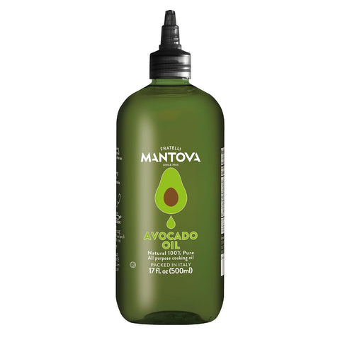 Mantova Squeeze Oils ÃƒÂ¢Ã¢â€šÂ¬Ã¢â‚¬Å“ Extra Virgin Olive Oil and Avocado Cooking Oils in Squeeze Bottles for Drizzling, Salads, Grilling, Frying, Roasting & Finishing (25.5 oz, Avocado)
