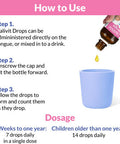 DaliVit Drops | Multivitamin Drops Contain 7 Essential Vitamins for Healthy Growth and Development | Specially Formulated for Infants and Children | Peanut/Nut and SOYA Free | 25ml