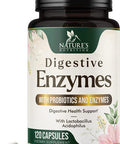 Digestive Enzymes with Probiotics, Bromelain and Papain - Gentle Digestion Support Multi-Enzyme Supplement for Women and Men - Daily Support for Gas, Bloating and Digestion, Non-GMO - 120 Capsules