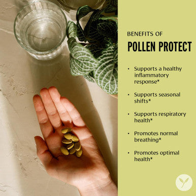 Banyan Botanicals Pollen Protect Clinically Tested Organic Ayurvedic Supplement Supports A Healthy Respiratory Response To Seasonal Irritants* 90 Tablets Non-Gmo Sustainably Sourced Vegan