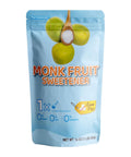 Monk Fruit Sweetener With Erythritol,White Sugar Substitute From Monk Fruit Extract,White Sugar Replacement for Baking,Coffee & Tea,Low Carb,Non GMO,Keto,1 LB Bag (16 Ounce (Pack of 1))