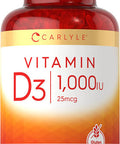 Carlyle Vitamin D3 1000 Iu | 400 Softgels | Non-Gmo And Gluten Free Formula | 25 Mcg