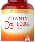 Carlyle Vitamin D3 1000 Iu | 400 Softgels | Non-Gmo And Gluten Free Formula | 25 Mcg