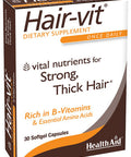 Hair-Vit, 30 Capsules, Once Daily, Vital Nutrients For Strong, Thick, & Shiny Hair, Rich In B- Vitamins & Essential Amino Acids