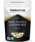 Terrasoul Superfoods Organic Raw Cashews, 2 Lbs, Premium Quality for Snacking, Baking, and Culinary Creations