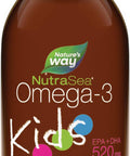 Nature's Way NutraSea Kids Omega-3 and Vitamin D Supplement ÃƒÂ¢Ã¢â€šÂ¬Ã¢â‚¬Å“ Bubblegum Flavour Fish Oil with EPA, DHA and GLA ÃƒÂ¢Ã¢â€šÂ¬Ã¢â‚¬Å“ Support Brain & Eyes Development and Help Build Strong Bones and Teeth - 200 ml Liquid