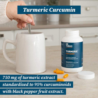 Dr. Tobias Adult Multivitamin Turmeric Curcumin Supporting Immunity Overall Health
