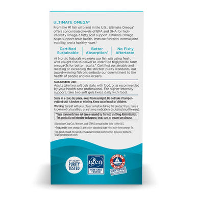 Nordic Naturals Ultimate Omega 1280 mg 60 Softgels