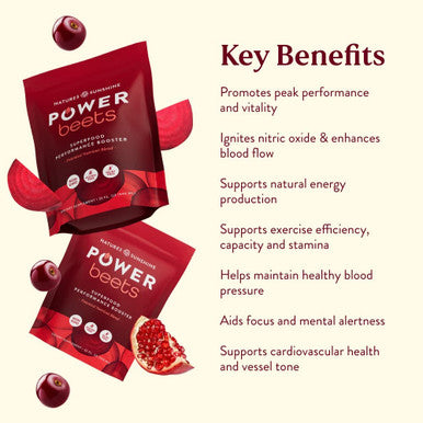 Nature'S Sunshine Power Beets Patented Nutrient Blend Of Beet Root Powder And Nutrients To Promote Performance, Mental Clarity