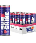 Sunshine Sparkling Energy Drink, Variety Pack with Daily Essential Vitamins, 360mg of Electrolytes, 70mg of Natural Caffeine, 12 Fl Oz (Pack of 12)