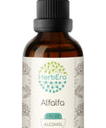 Alfalfa A60 Alcohol Herbal Extract Tincture, Concentrated Liquid Drops Natural Alfalfa (Medicago Sativa) (2 fl oz)