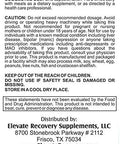 Elevate Recovery Supplements Mood Stabilizer-Xl: Mood Support Supplement With 13 Active Ingredients Including 5-Htp, Ashwagandha, Gaba & St. John'S Wort Extract - Mood Enhancer Supplements & Vitamins - 60 Capsules