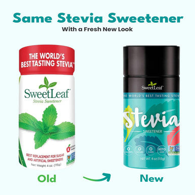 Sweetleaf Stevia Powder Shaker Jar - Zero Calorie Stevia Sweetener No Bitter Aftertaste Plant-Based Sugar Substitute from Keto Non-GMO Sweet Leaf Stevia 4 Oz Ea (Pack of 3)