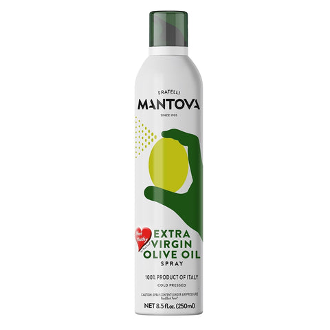 Mantova Coconut Oil Spray, 100% Pure Cooking Oil, Ideal for Healthy Keto Snacks, Baking, Grilling, and Seasoning - Versatile Dispenser for Spray, Drip, or Stream with No Waste, 5 oz